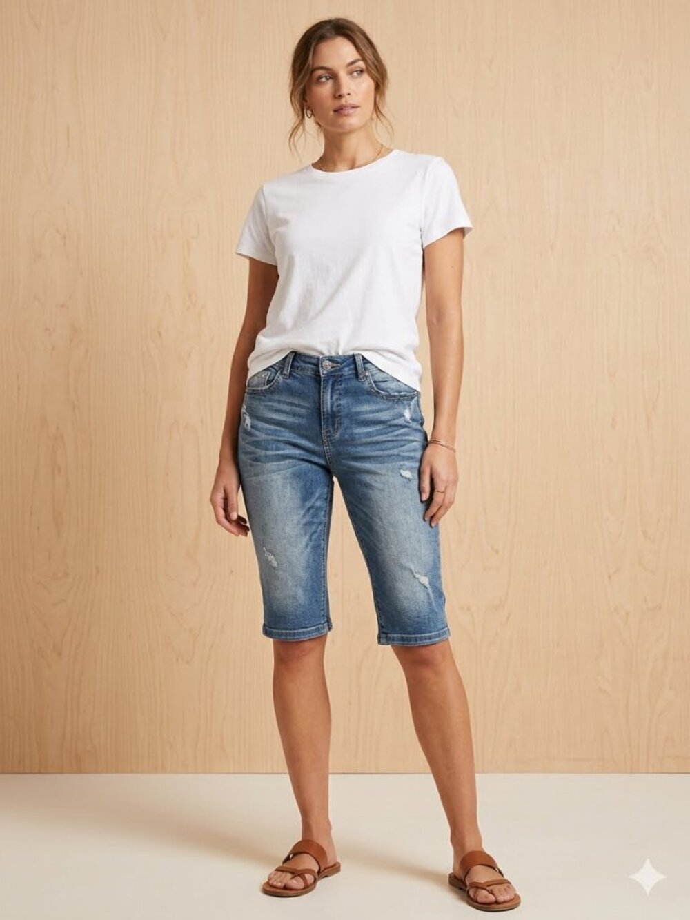 NWT UO Urban Renewal Remade Gummy Denim Skinny Capri Pants 3